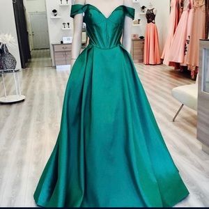 Emerald Green Ball Gown